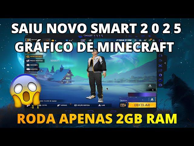 MELHOR SMARTGAGA LITE GRÁFICO DE MINECRAFT PARA PC FRACO 2GB RAM  DICAS + CONFIGURAÇÕES FREEFIRE 