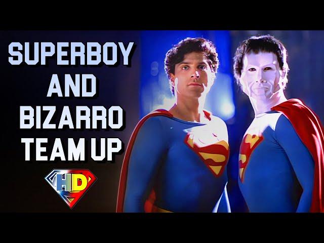 Superboy & Bizarro Team Up (Bride of Bizarro pt 2) - Ai-Remastered 4K - Superboy: The Legacy