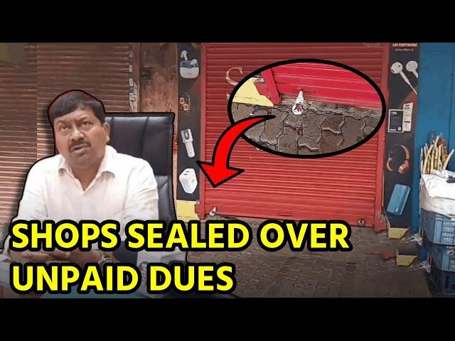 Ponda Municipality Seals 5 Shops In Indira Market For Defaulting On Their Dues || GOA365