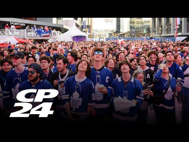 Maple Leafs fans hopeful team could extend post-season run with win over Panthers