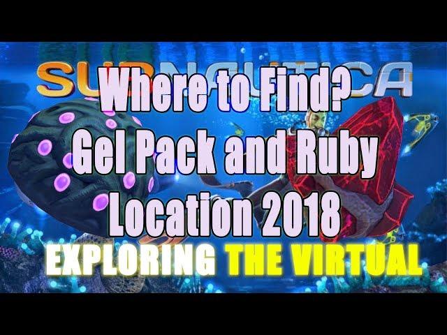 Subnautica Gel Sack and Ruby Location 2018 (March)