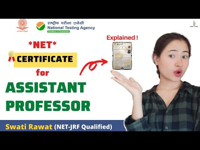 UGC NET E-Certificate for Assistant Professor ||  its validity & eligibility ||