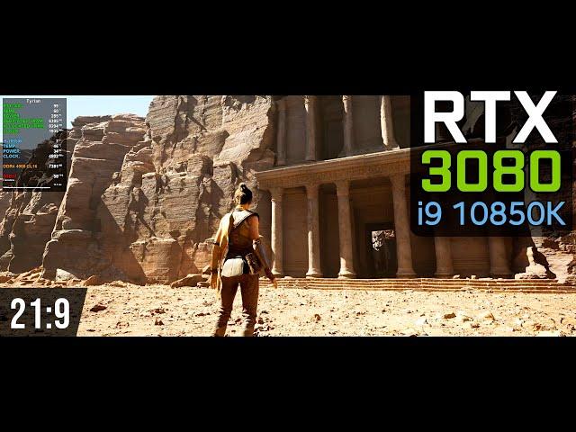 Unreal Engine 5 - Petra Lumen Demo 3440x1440p | RTX 3080 + i9 10850K