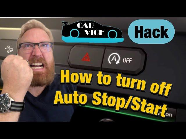 How to permanently turn off / disable auto stop start engine feature. AutoStop Eliminator review