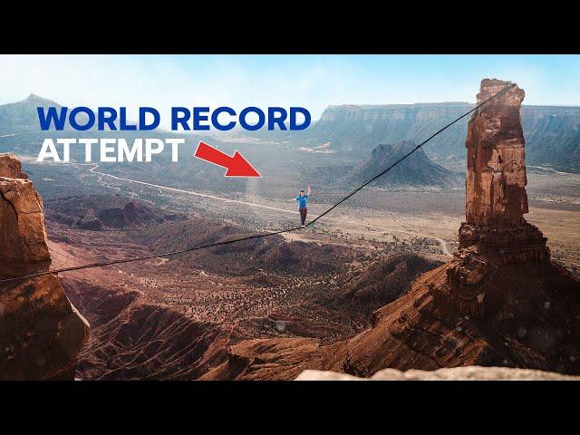 INSANE World Record Slackline | Walking on Air (Full Documentary)