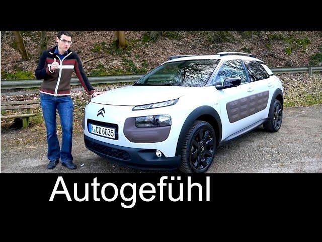 2016 Citroen C4 Cactus test driven FULL REVIEW 100 hp Diesel + Shine - Autogefühl