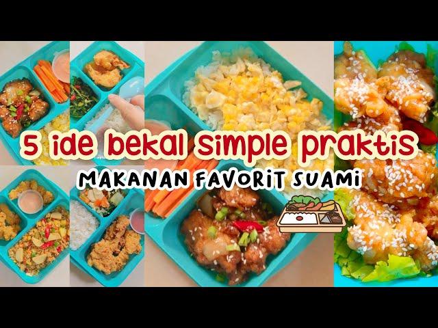 IDE BEKAL SIMPLE PRAKTIS UNTUK SUAMI | 5 inspirasi bekal sehari hari