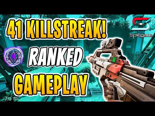 41 KILLSTREAK IN RANKED! - SPLITGATE PRO GAMEPLAY