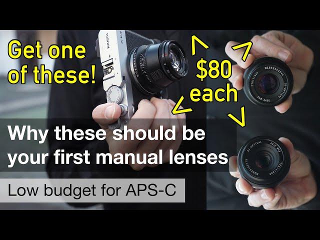 This is the first manual focus lens you should get! (for APS-C)