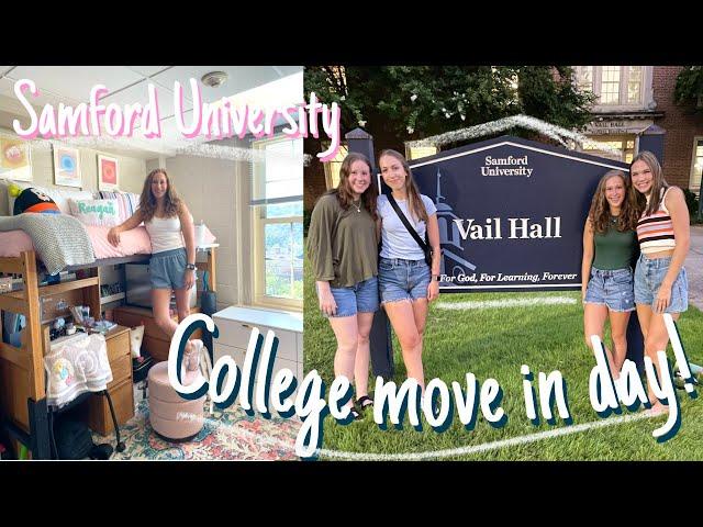 College Move in Vlog 2023 I Freshman year @ Samford University I Reagan Renee