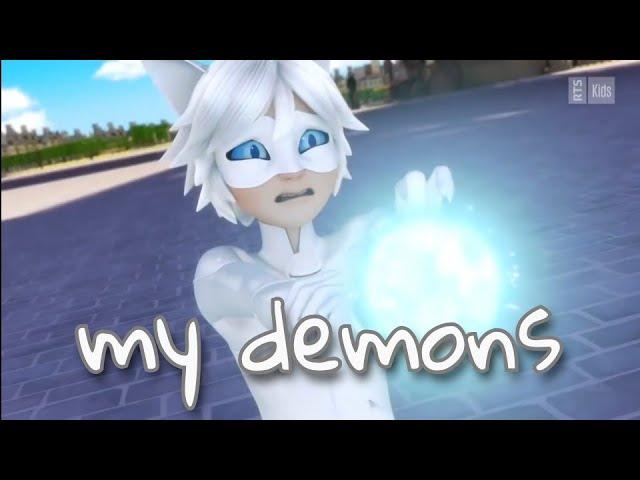 ●Chat blanc●//my demons// miraculous AMV