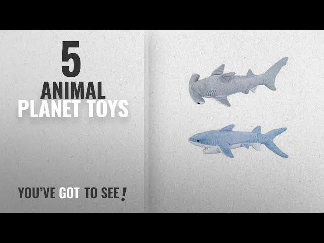 Top 10 Animal Planet Toys [2018]: ADVENTURE PLANET - Set of 2 Plush SHARKS - 14" MAKO & 13"