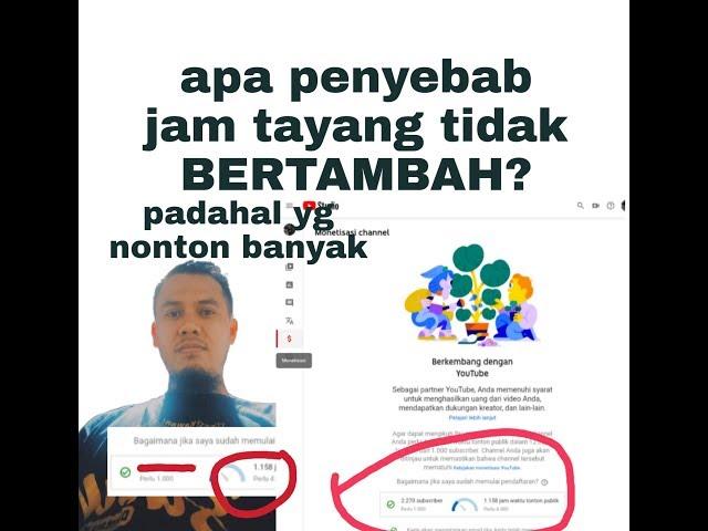 Kenapa jam tayang youtube  tidak bertambah? | fh88