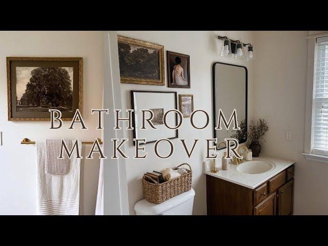 Extreme Bathroom Makeover on a Budget