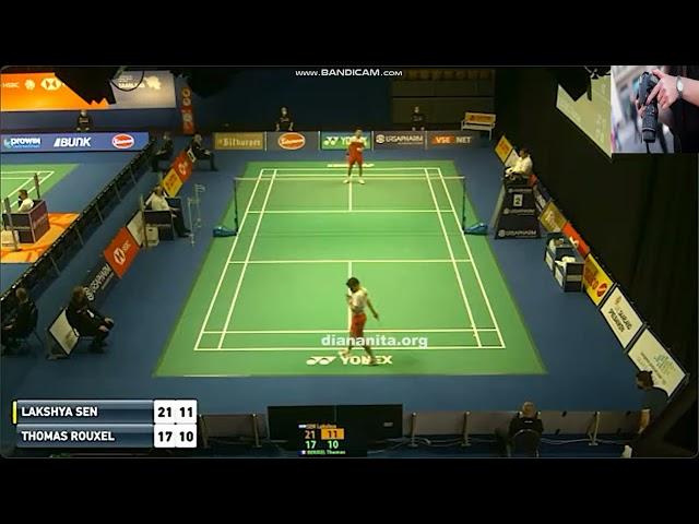 HYLO Open 2021 - Lakshya Sen IND vs Thomas Rouxel FRA - Game 2