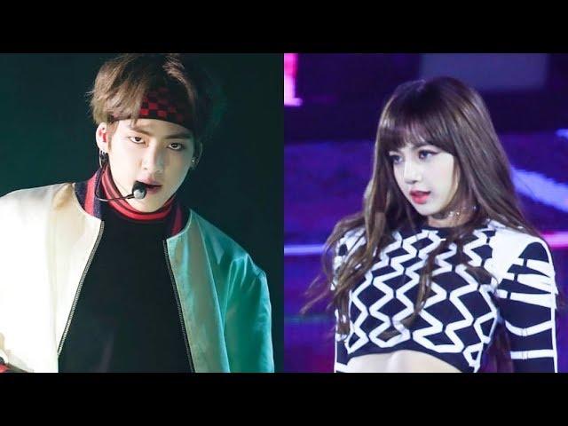 Taehyung V BTS and Lisa BLACKPINK