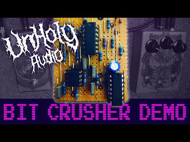 DIY Bit Crusher - Sonic Reducer 2 Demo