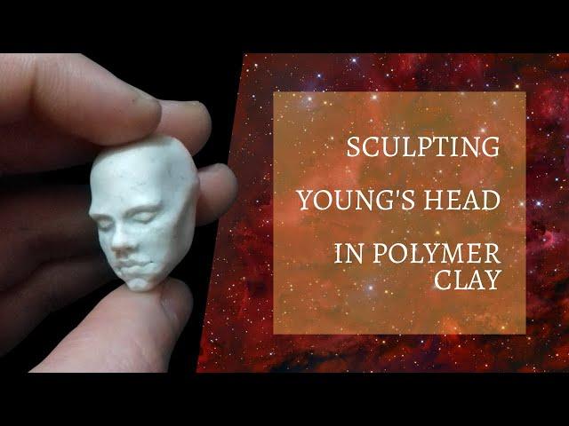 Sculpting YOUNG's head | How to make HEAD in polymer clay