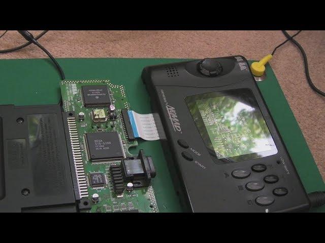 Sega Nomad Repair Part 1 (From RetroGameRevival) - Screen, Capacitors & Blown TR201