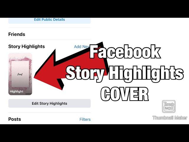HOW TO CREATE STORY HIGHLIGHTS COVER FOR FACEBOOK || FACEBOOK STORY COVER