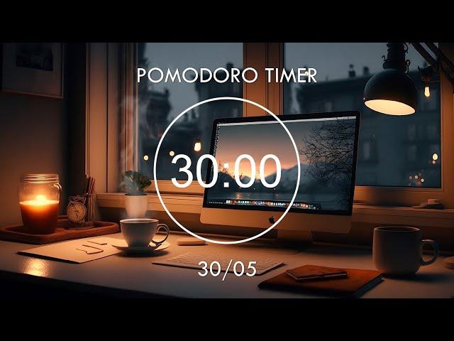 10-Hour Pomodoro 30/5 ︎ Lofi Music Helps Study, Work Effectively ︎ Focus Station