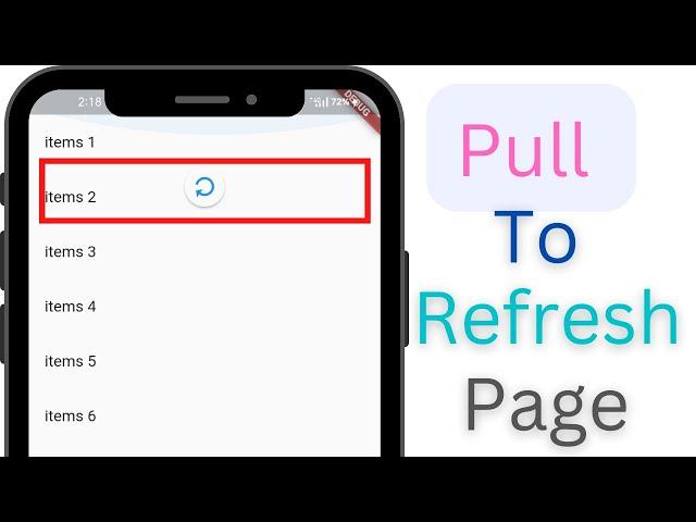 Pull To Refresh A Page | ListView | HTTP GET | Flutter
