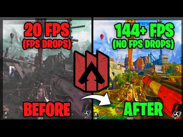 APEX LEGENDS SEASON 13 Low End PC FPS GUIDE! [144+ FPS]