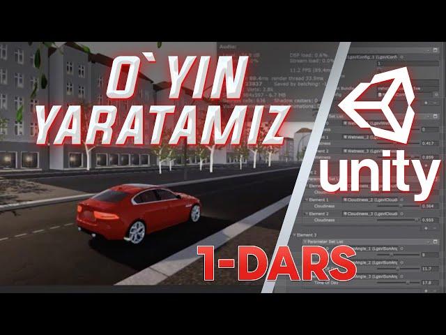 O'yin Yaratish | Unity UZ - Ustonovka Qilamiz 1.Dars | GameDev