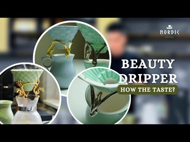 Brewing Coffee with Beauty Dripper