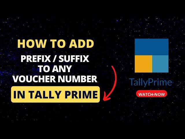 How To Add Prefix ,Suffix To Any Voucher Number | Customize Invoice Number In Tally | Accounts First