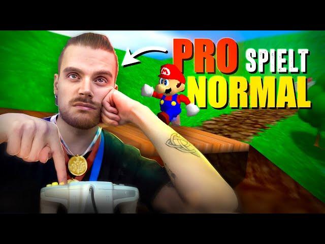 PRO spielt Super Mario 64 "NORMAL" durch... (heftige Challenge )