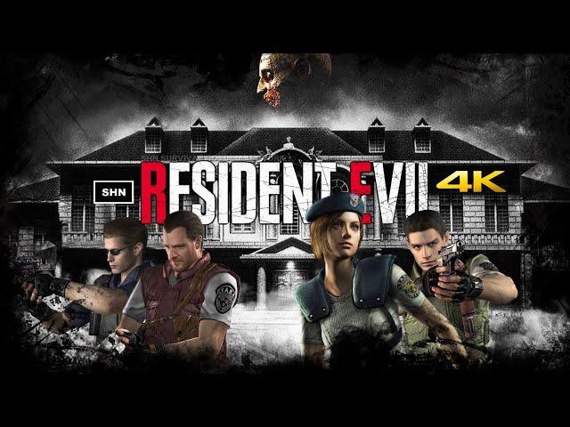 RESIDENT EVIL HD Remaster  Jill Valentine  4K/60fps  Longplay Walkthrough Movie No Commentary