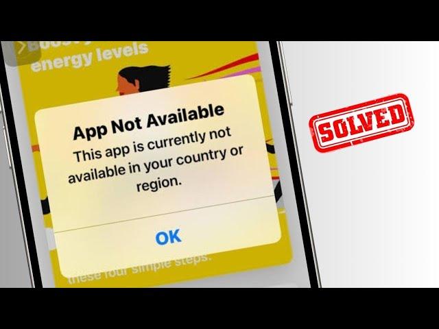 How to Fix This App is Currently Not Available in Your Country or Region / iPhone / iOS