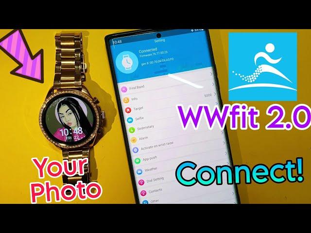 Fossil gen 8 Smartwatch Connect To Phone | Wwfit 2.0 App | Fossil Gen 8 Smartwatch Connect To Phone