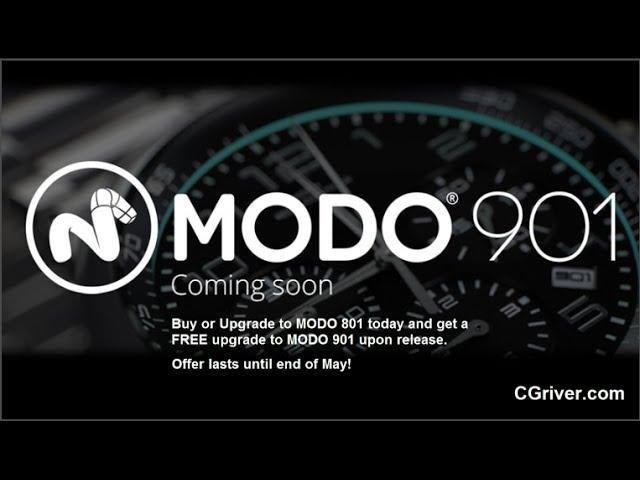 Buy or Upgrade to MODO 801 today and get a FREE upgrade to MODO 901 upon release - CGriver.com