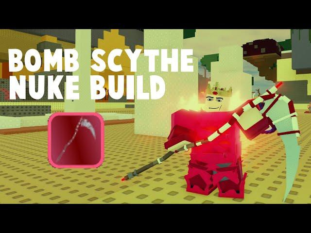 (Roblox Shadovia) AOE Exploding Candy Cane Scythe build! (7K DPS)