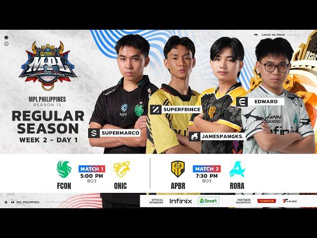  LIVE | MPL PH S15 | FILIPINO - Week 2 Day 1