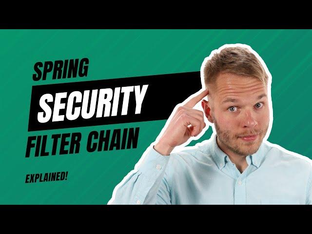 Spring Security Filter Chain Explained in 3 Minutes