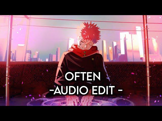 often (kygo remix) - the weeknd [edit audio] | often audio edit | often slowed reverb#phonkplaylist