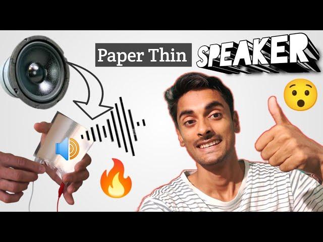 Paper Thin Speaker 