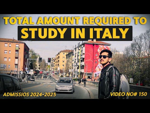 Total expenses to study in Italy 2024 | Just 50k | Detailed#italystudentvisa #elyasnagri #italystudy