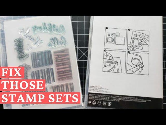 Don't Like Stampin Up's New Stamp Packaging? Do This!