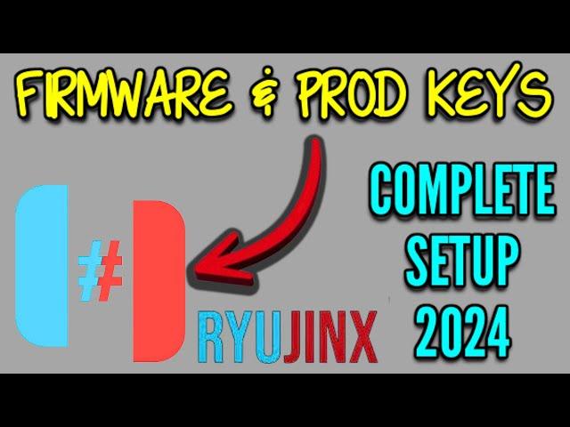 Ryujinx Firmware and Prod Keys Setup (Full Guide)