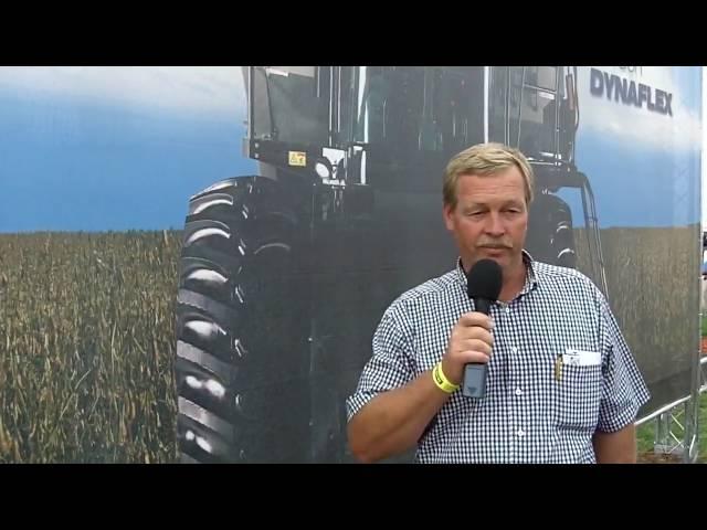 AGCO Customer talks about the NEW Draper Header