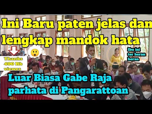 LUAR BIASA BAH AKKA RAJA PARHATA  MAR UMPASA PROSES PASAHAT SINAMOT TU PARBORU ADAT BATAK TOBA