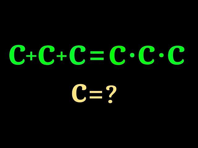 Solving a 'Stanford' University entrance exam | c=?