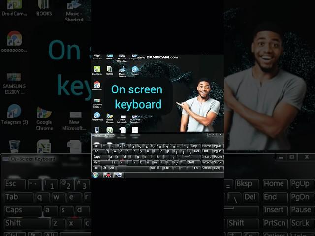 On screen Keyboard short cut #on-screen keyboard windows 7#on screen keyboard shortcut key #shorts