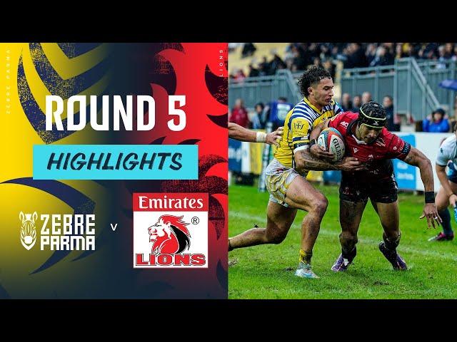 Zebre Parma v Emirates Lions | Highlights | Round 5 | URC 2024/25