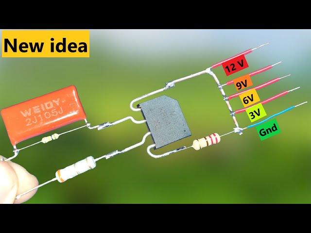 How to Make Multi Volt Transformerless Power Supply