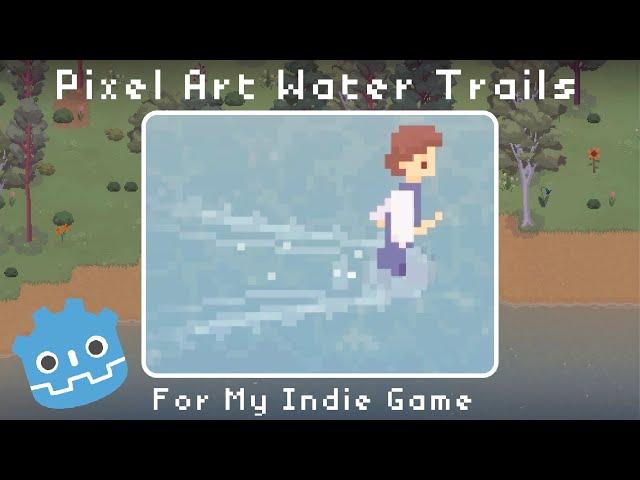 How I Made Pixel Art Water Trails - Godot Visual Shader